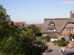 Bild: Ferienwohnung an der Nordsee mit Meerblick