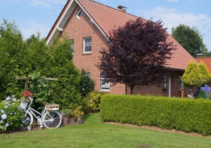 Bild: Ferienwohnung Spatzennest, ruhige Lage, Terrasse, Strandkorb